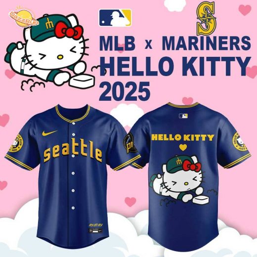 Limited Edition S.Mariners x Hello Kitty 2025 City Connect Jersey