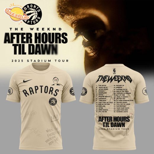 Limited Edition T.Raptors The Weeknd After Hours Til Dawn Shirt