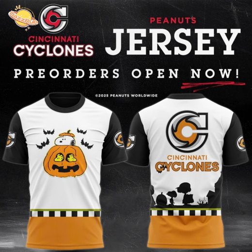 Limited Editions 2025 Cincinnati Cyclones x Peanuts T-Shirt