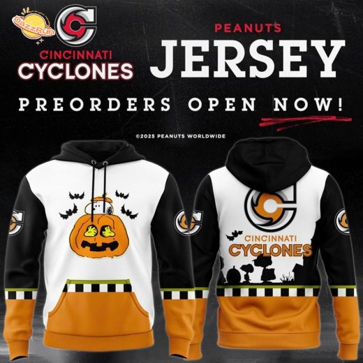Limited editions Cincinnati Cyclones x Peanuts Day 2025 Hoodie