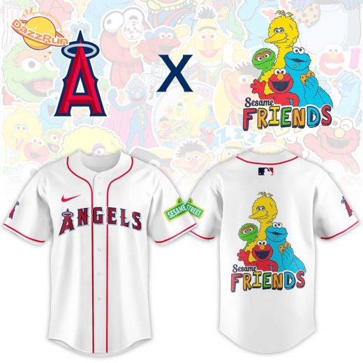 Los Angeles Angels 2025 Sesame Street Night Limited Jersey