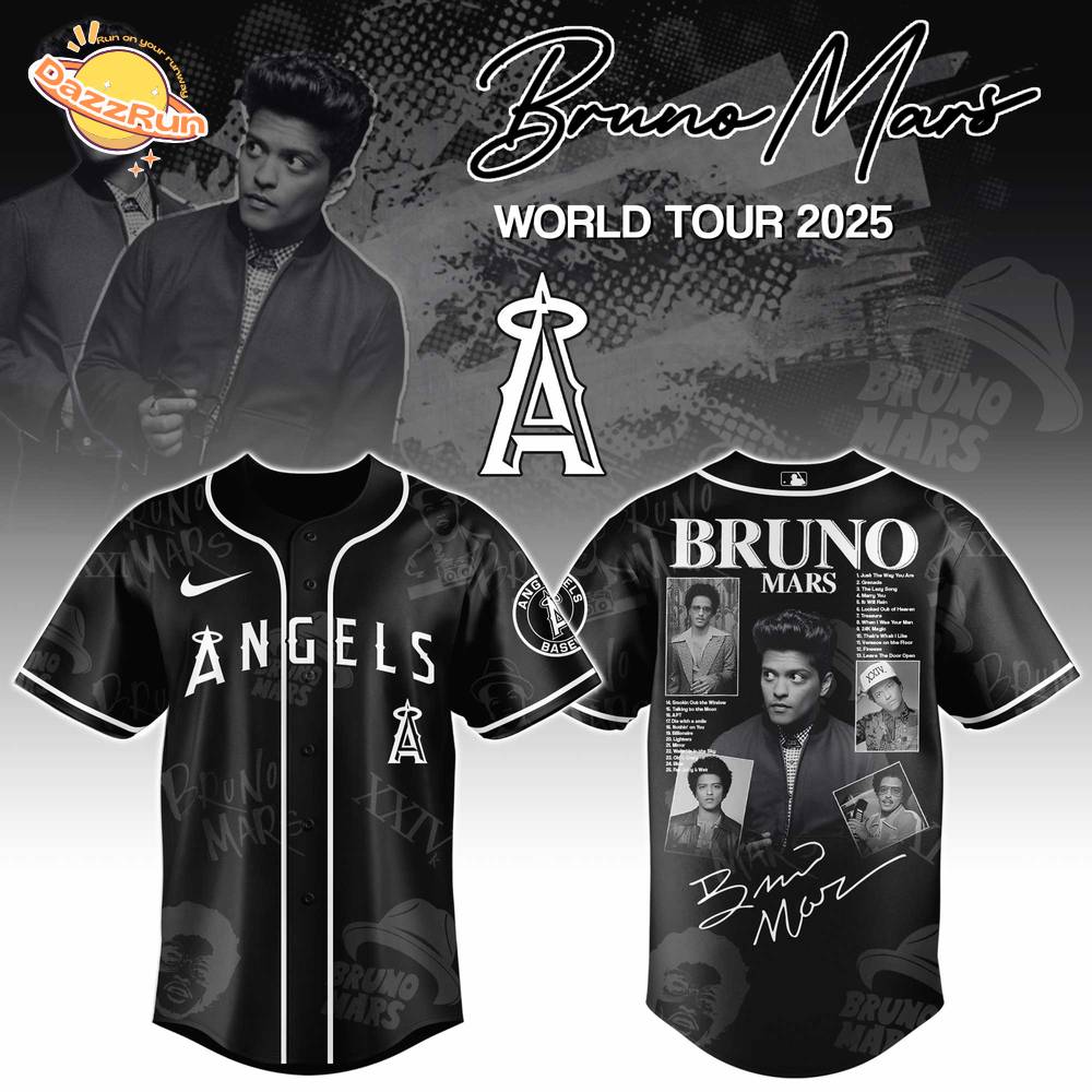 Los Angeles Angels x Bruno Mars at Park MGM 2025 Jersey Editions Limited Los Angeles Angels x Bruno Mars at Park MGM 2025 Jersey Editions Limited