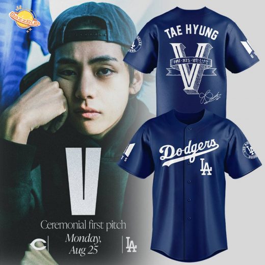 Los Angeles Dodgers x Tae-Hyung Blue Jersey