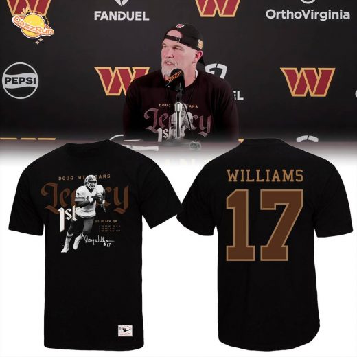 Men’s Doug Williams Black Washington Commanders Legacy Graphic T-Shirt