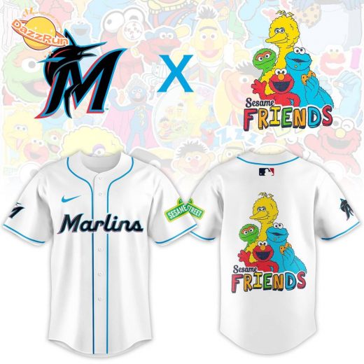 Miami Marlins 2025 Sesame Street Night Limited Jersey