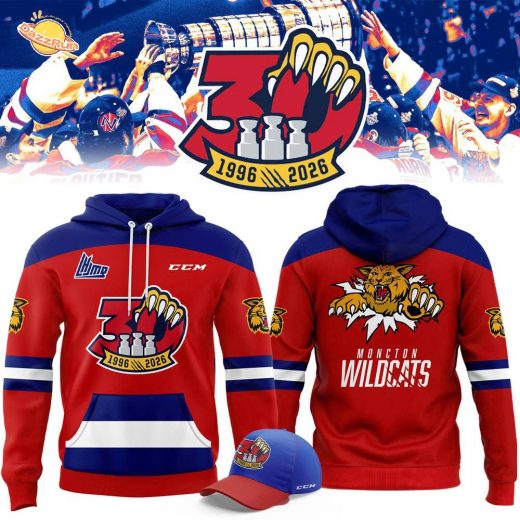 Moncton Wildcats 30th Anniversary Limited Edition Hoodie