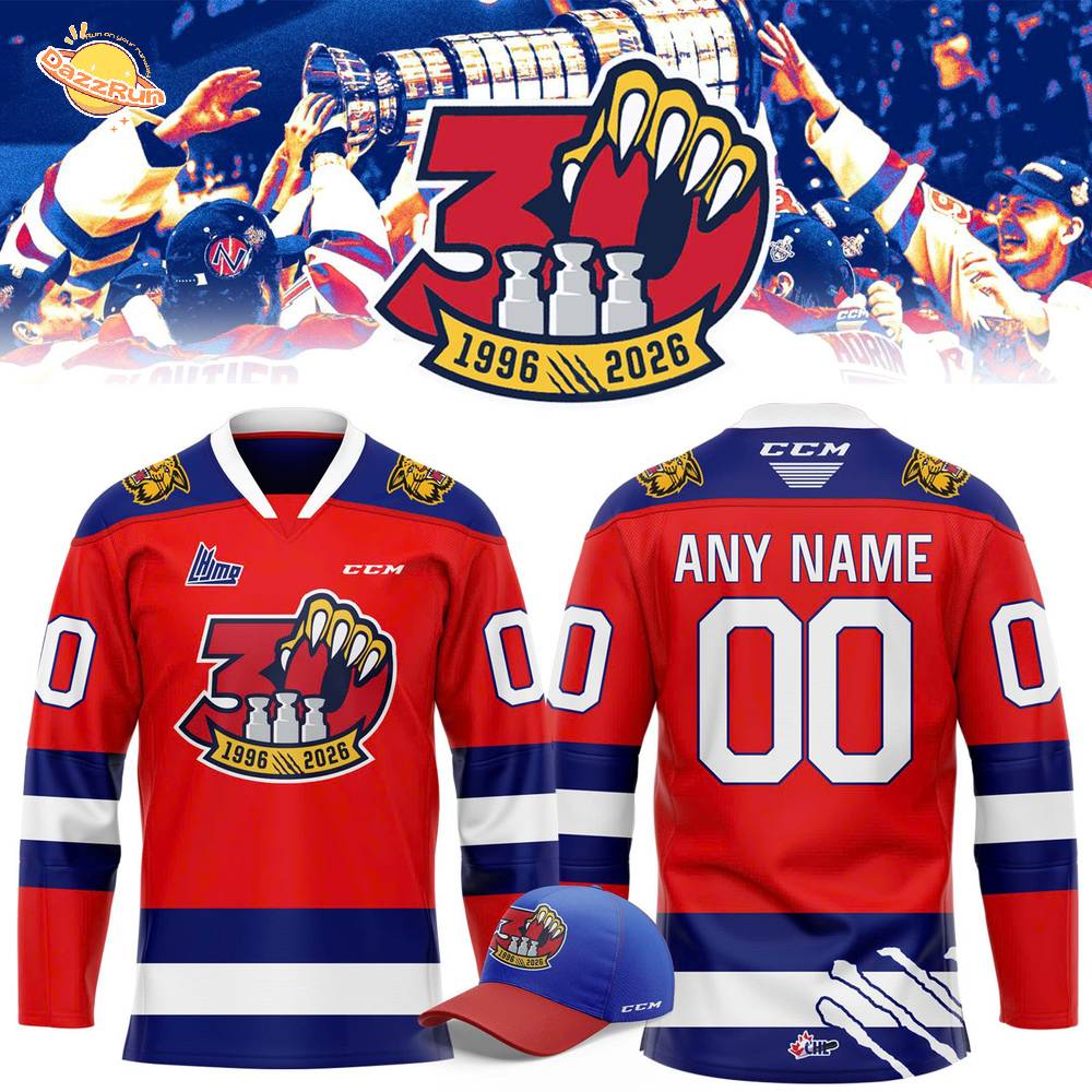 Moncton Wildcats 30th Anniversary Limited Edition Jersey Moncton Wildcats 30th Anniversary Limited Edition Jersey
