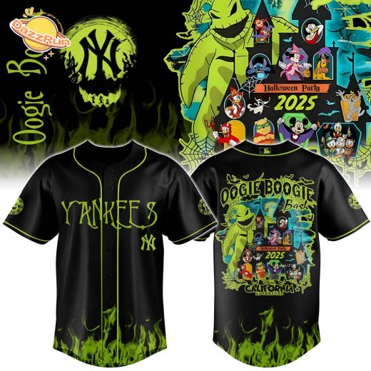 NY Yankees x Oogie Boogie Bash 2025 Halloween Baseball Jersey Editions Limited