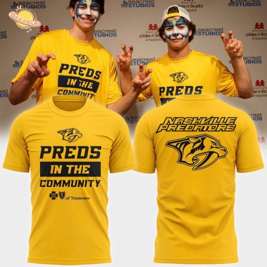 Nashville Predators “PREDS IN THE COMMUNITI” T-shirt