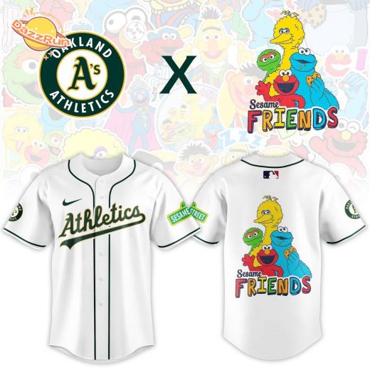 Oakland Athletics 2025 Sesame Street Night Limited Jersey