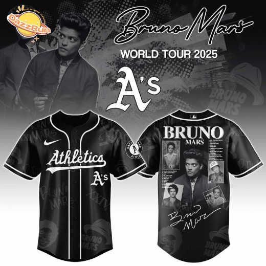 Oakland Athletics x Bruno Mars at Park MGM 2025 Jersey Editions Limited