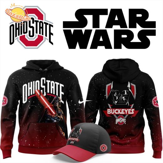 Ohio State Buckeyes 2025 Star Wars Darth Vader Hoodie