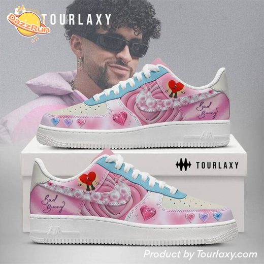 Pink – Bad Bunny AF1 Shoes