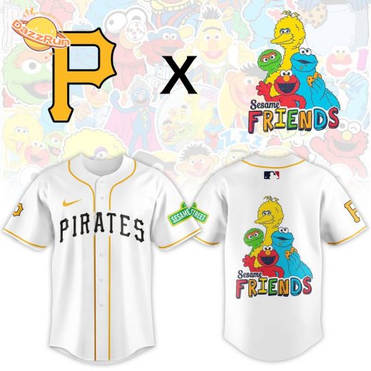 Pittsburgh Pirates 2025 Sesame Street Night Limited Jersey