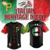 St Louis Cardinals x Italian-American Heritage Month Edition-3D Baseball Jersey