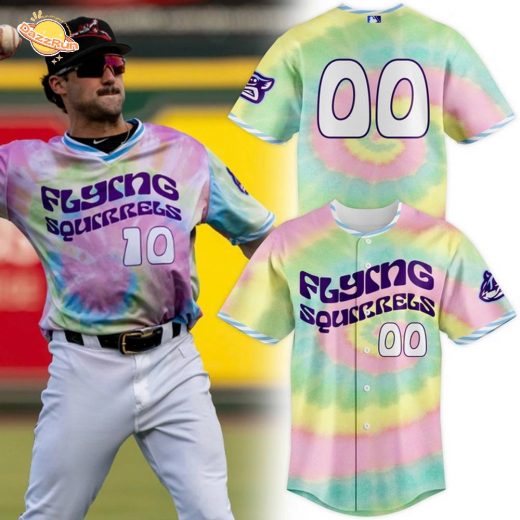 Richmond Flying Squirrels 2025 Grateful Dead Night Jerseys