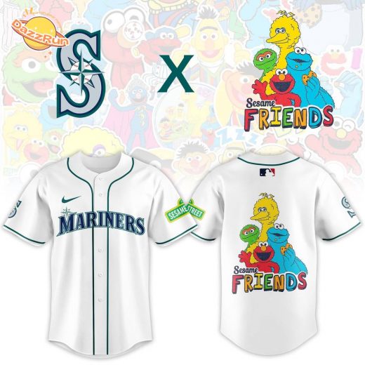 Seattle Mariners 2025 Sesame Street Night Limited Jersey