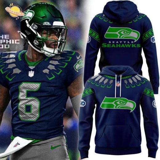 Seattle Seahawks Men’s New Logo 2025 Hoodie