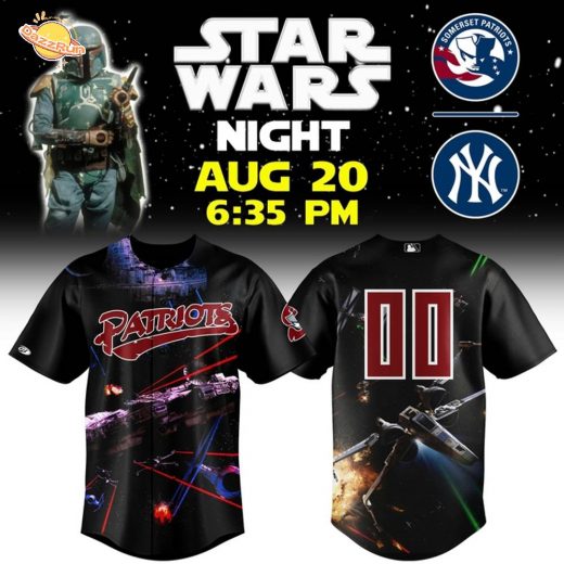 Somerset Patriots 2025 Star Wars Night Jerseys