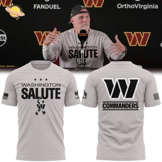Special 2025 Military Appreciation Day Washington Commanders Tshirt