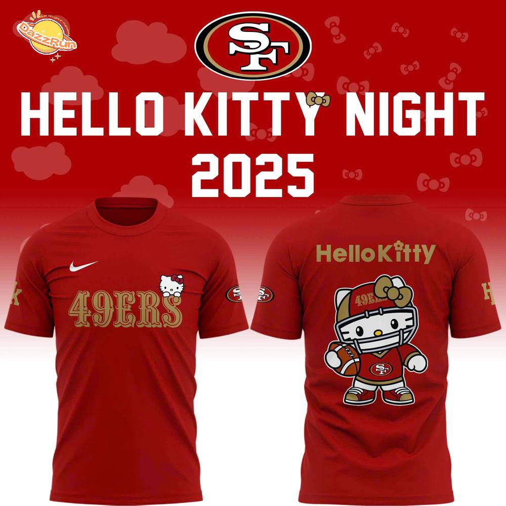 Special New 49ers x Hello Kitty Tshirt Special New 49ers x Hello Kitty Tshirt