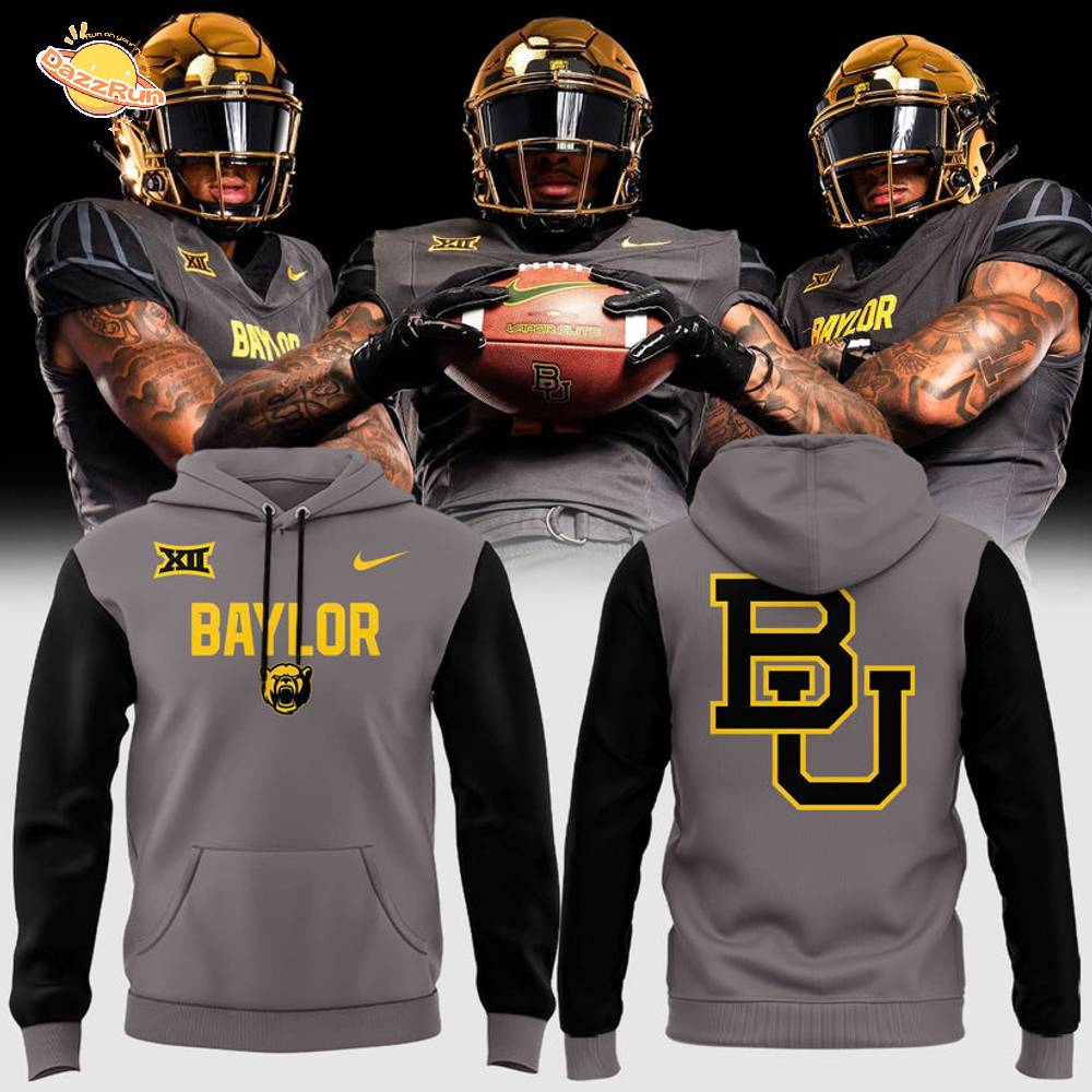 Special New Gold Chrome Baylor Uniform Hoodie Special New Gold Chrome Baylor Uniform Hoodie