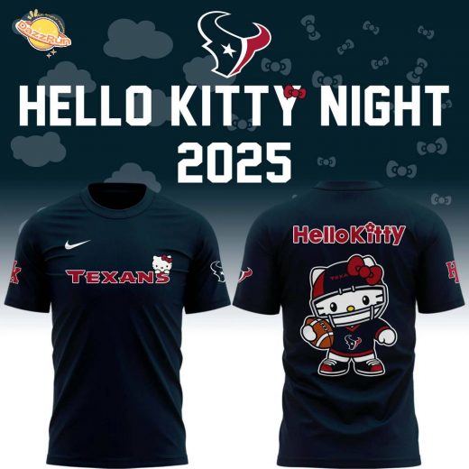 Special New Texans x Hello Kitty Tshirt 2025