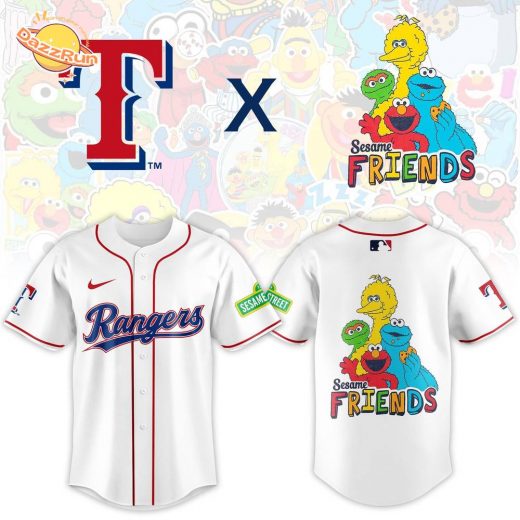 Texas Rangers 2025 Sesame Street Night Limited Jersey