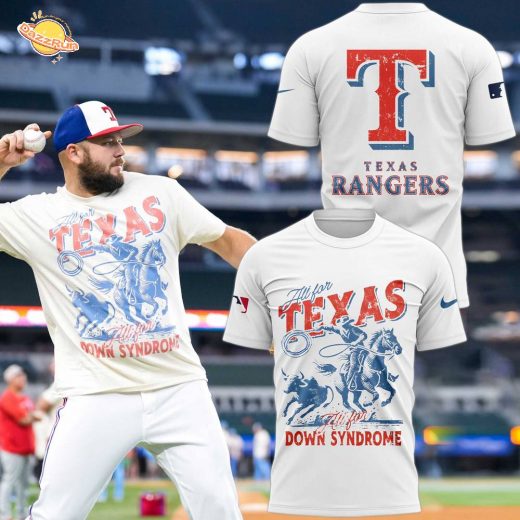 Texas Rangers Foundation on Down syndrome Awareness Day T-Shirt 2025