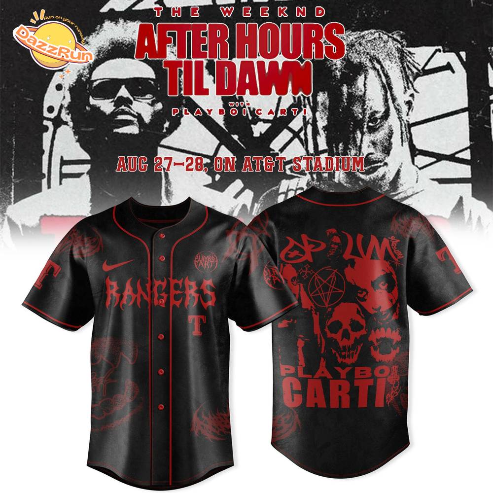 Texas Rangers x Playboi Carti – The Weeknd’s NA Tour Limited Fan Merch Texas Rangers x Playboi Carti – The Weeknd’s NA Tour Limited Fan Merch