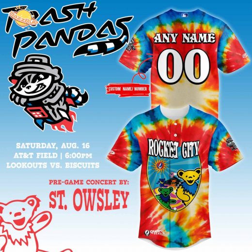 Trash Panda 2025 Grateful Dead Night Jerseys