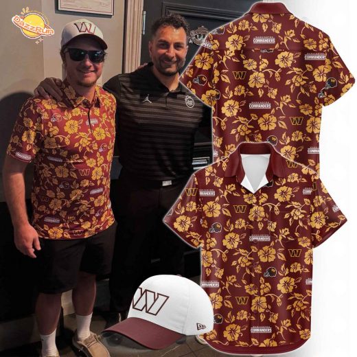 Washington Commanders 2025 Margaritaville Night Hawaiian Shirt