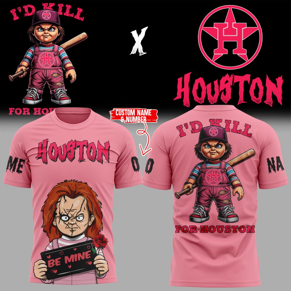 Limited Edition Astros Baseball Chucky Night TShirt
