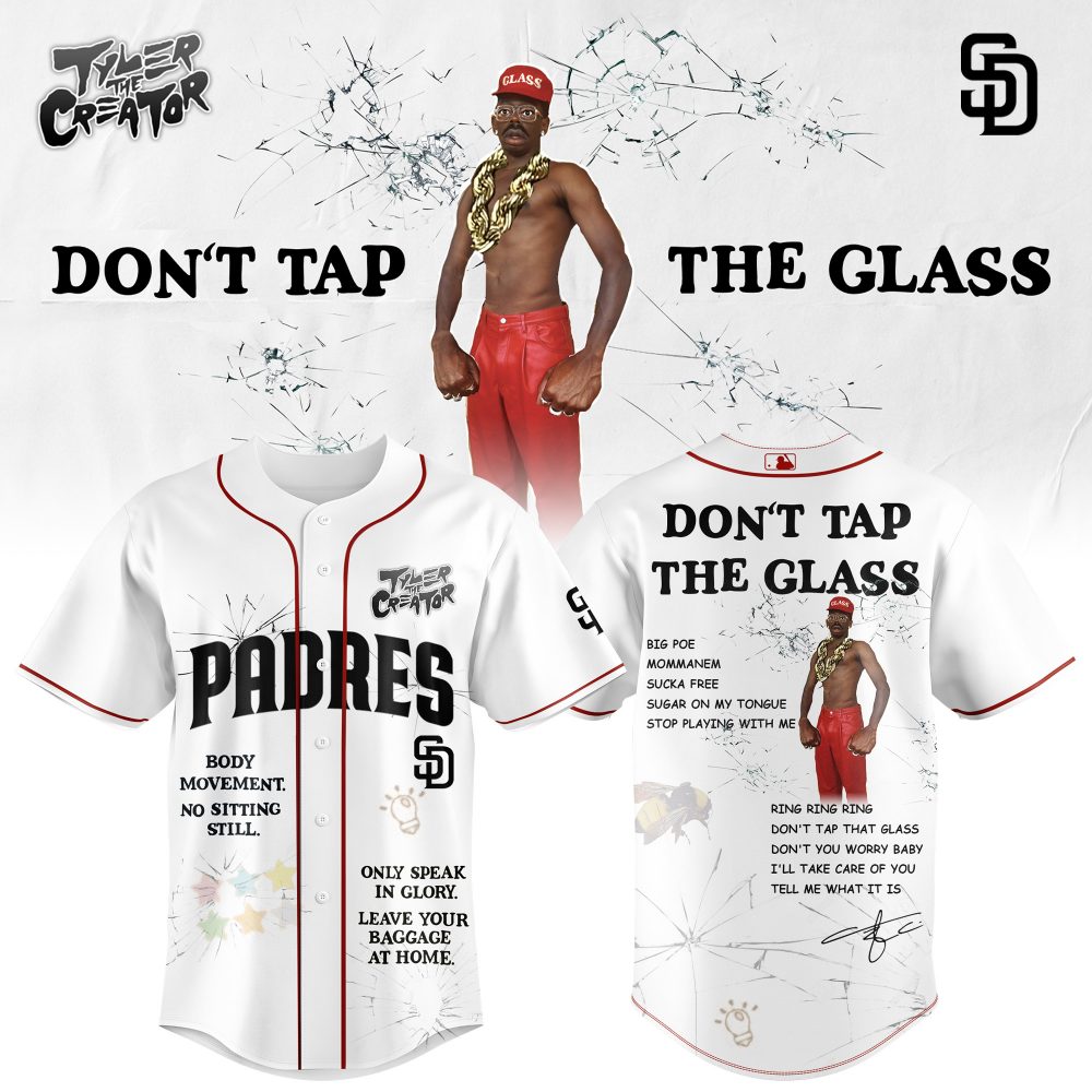 SD Padres X Tyler The Creator – Don’t Tap The Glass 2025 Limited Edition Jersey