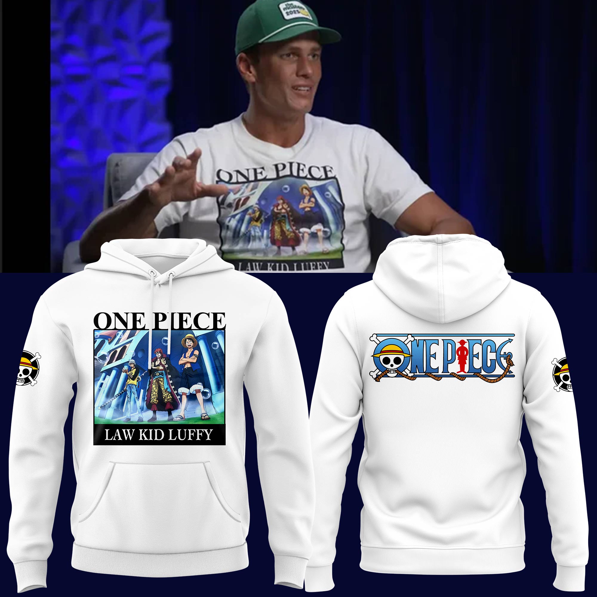 Tom Brady One Piece Hoodie Tom Brady One Piece Hoodie