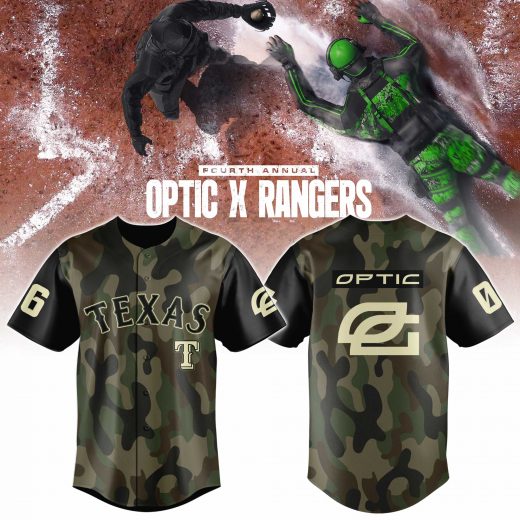 Texas Rangers x OpTic Limited Edition 2025 Jersey.