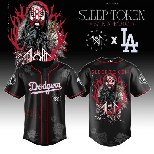 LA Dodgers x Sleep Token ” Even in Arcadia Tour 2025 ” Jersey Limited Edition