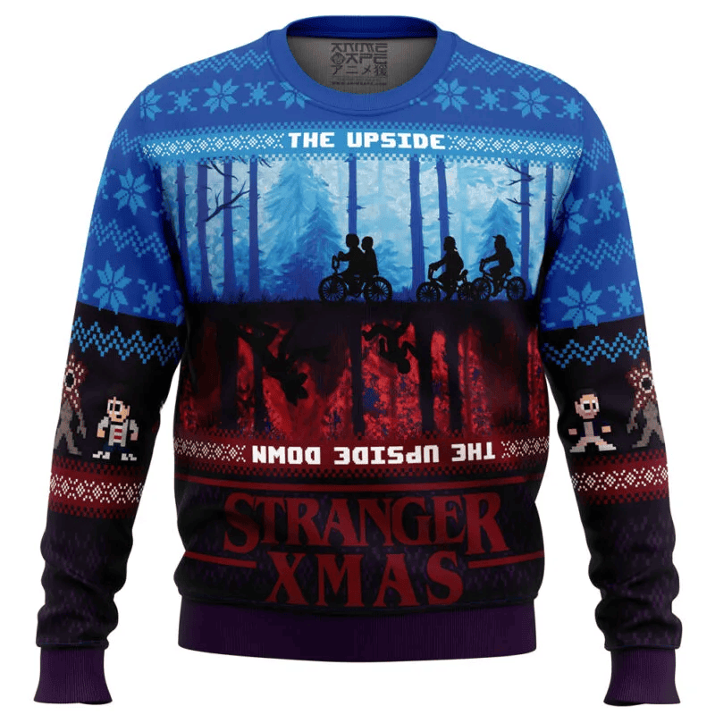 Stranger Xmas Things Ugly Christmas Sweater Stranger Xmas Things Ugly Christmas Sweater