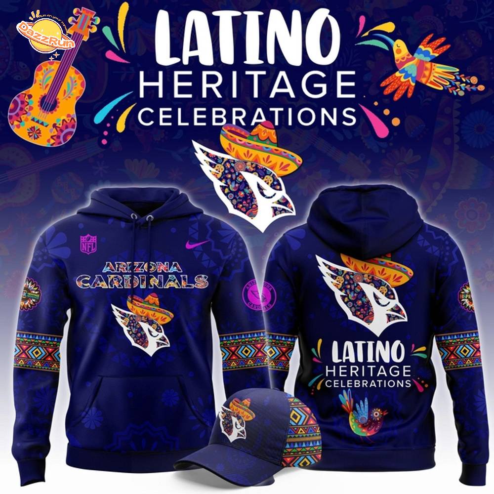 Arizona Cardinals x Latino Heritage Celebrations Hoodie 2025 Arizona Cardinals x Latino Heritage Celebrations Hoodie 2025
