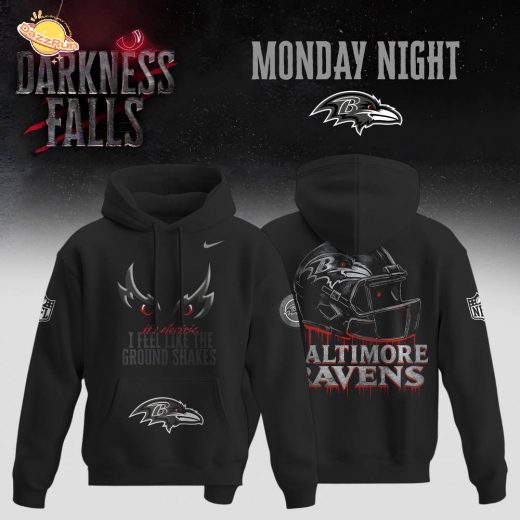 Baltimore Ravens “Darkness Falls” 2025 Monday Night Special Edition Hoodie