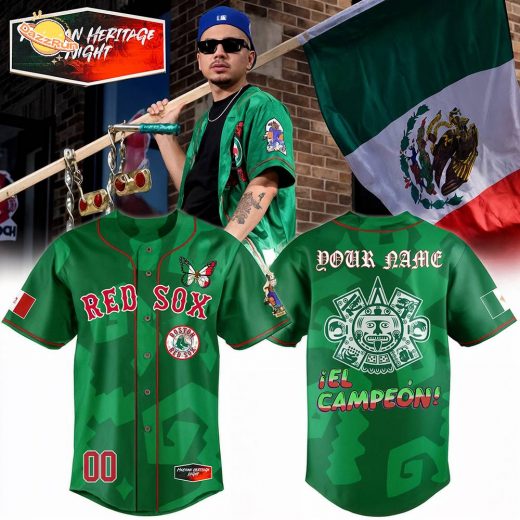 Boston Red Sox Mexican Heritage Night-3D Baseball Jersey