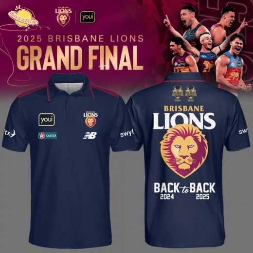Brisbane Lions 2025 Premiers Limited Edition Polo