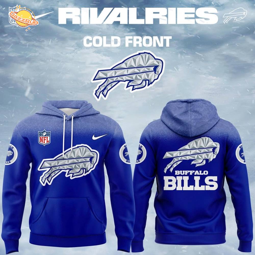 Buffalo Bills 2025-2026 Rivalries Cold Front Hoodie (Blue) Buffalo Bills 2025-2026 Rivalries Cold Front Hoodie (Blue)