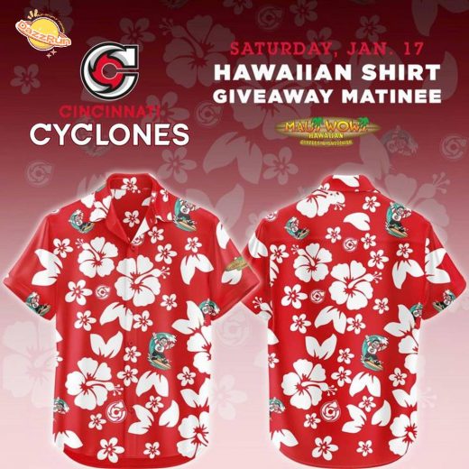 Cincinnati Cyclones Hawaiian Shirt 2025