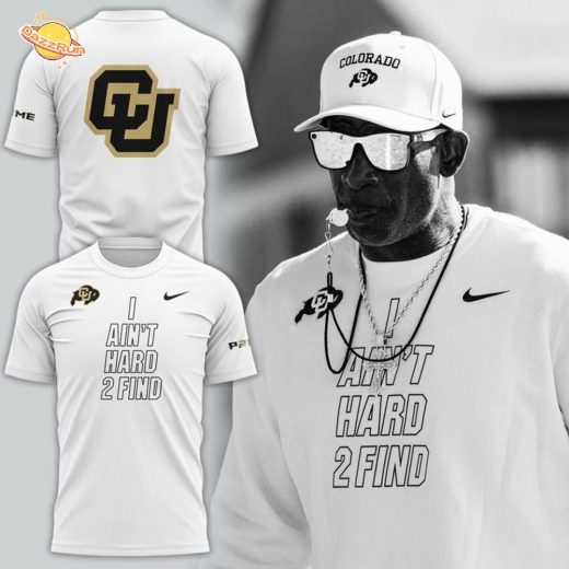 Coach Prime “I AIN’T HARD TO FIND” T-Shirt – Limited Edition