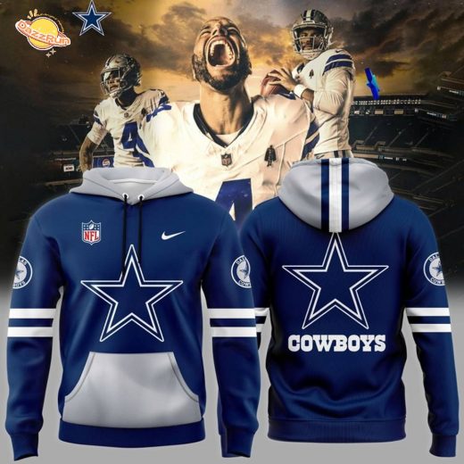 Dallas Cowboys New 2025-2026 Hoodie-Blue