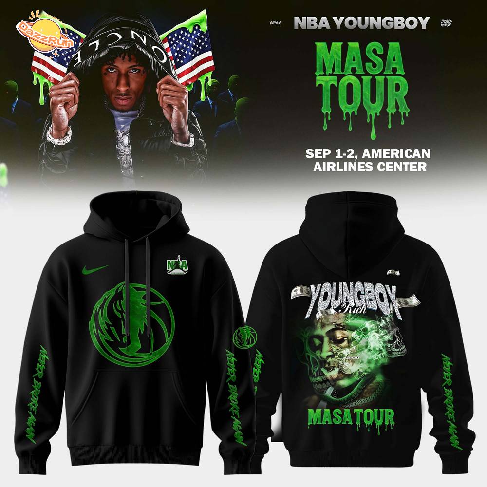 Dallas Mavericks X NBA Young Boy: MASA Tour Merch Dallas Mavericks X NBA Young Boy: MASA Tour Merch