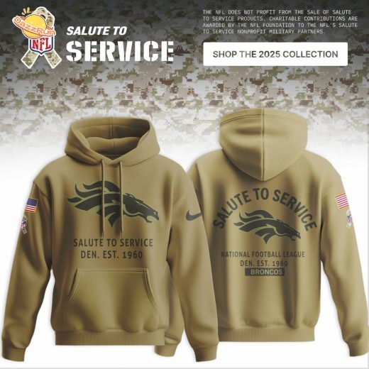 Denver Broncos 2025 NFL Salute to Service Limited Hoodie