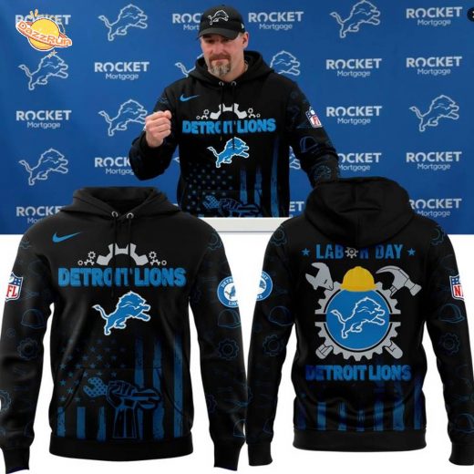 Detroit Lions X Labor Day Hoodie 2025