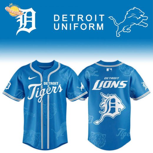 Detroit Tigers x Detroit Lion Limited Edition Jersey 2025